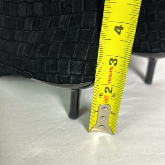 NWOB Rag & Bone Rio Black Woven Suede Leather Zip Mid Ankle Boot Size 39.5 - Picture 6 of 8